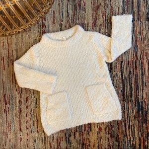 Crewcuts Girls EUC Cream Nubby Knit Sweater 14